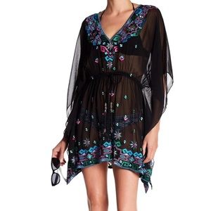 La Plage By Nicole Miller Caftan Cover-up